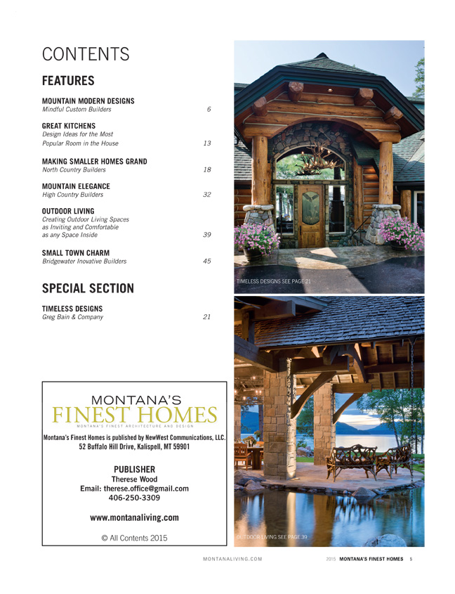 montana finest homes - builder greg bain