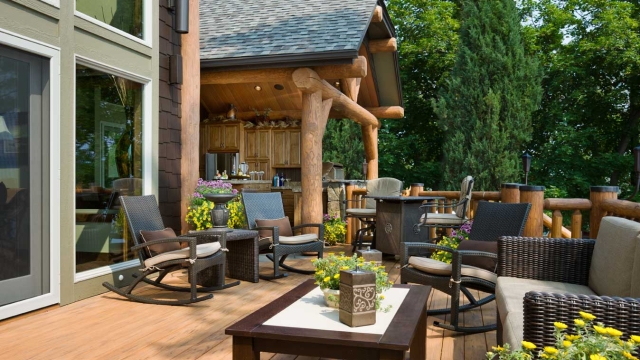 flathead lake retreat deck