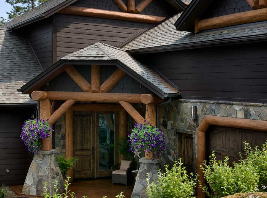 flathead lake retreat front entry