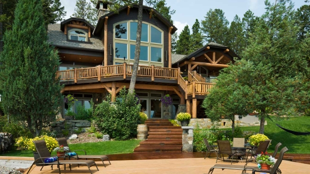 flathead lake retreat waterfront deck