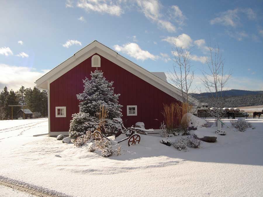 montana dream ranch winter