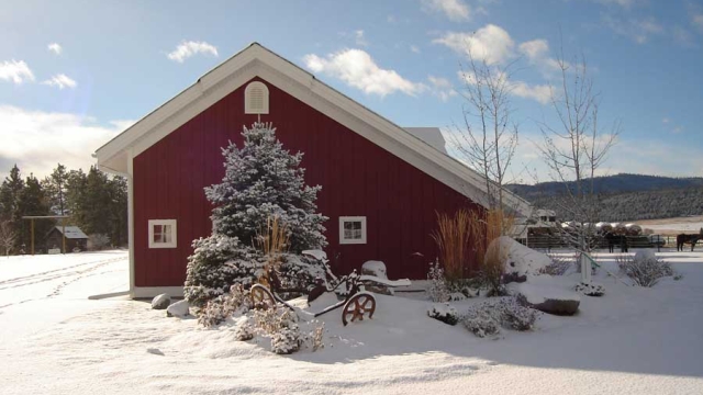 montana dream ranch winter