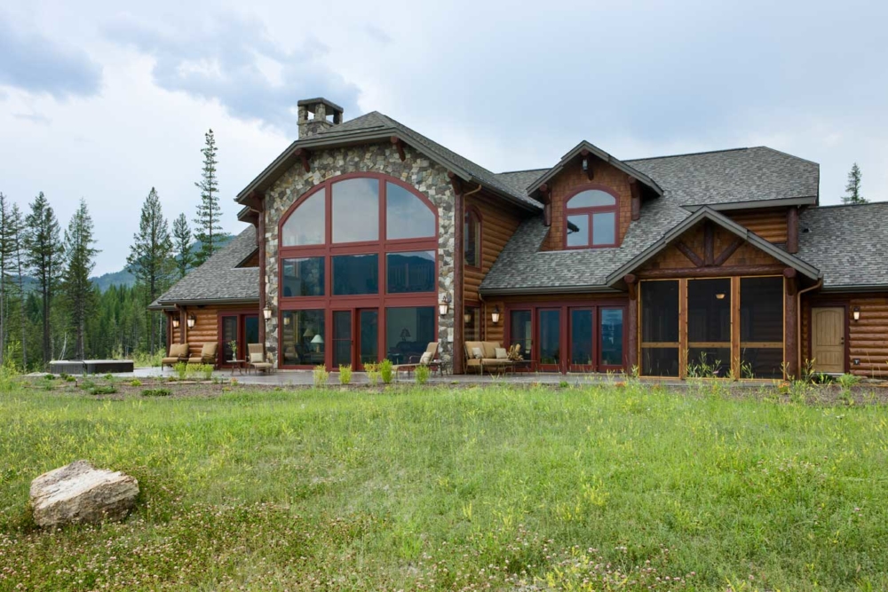 mountain rose custom home whitefish montana