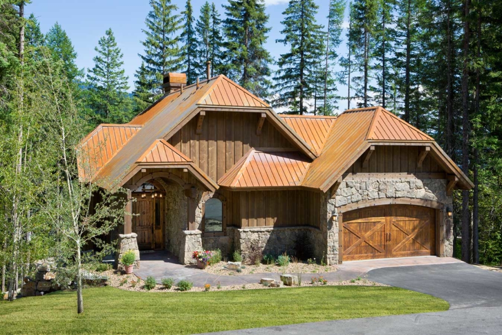 rustic elegance custom home whitefish montana