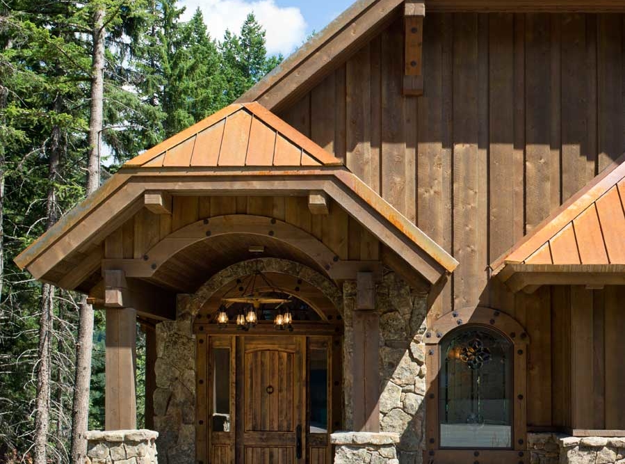 rustic elegance entrance