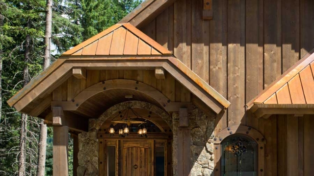 rustic elegance entrance