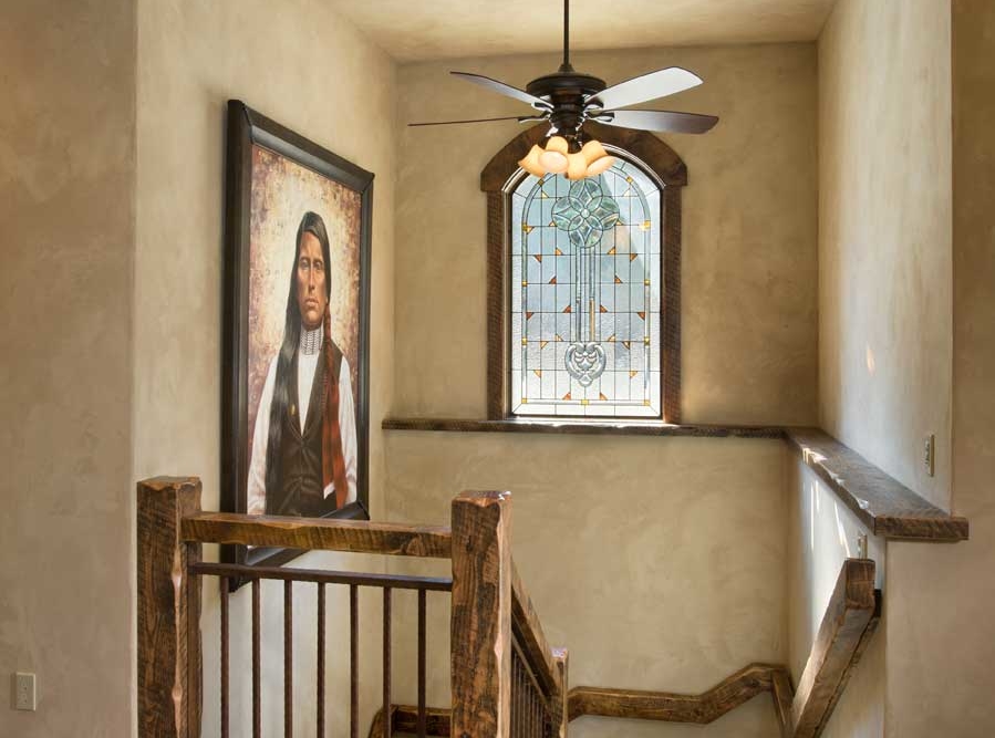 rustic elegance hallway