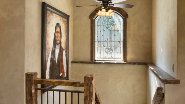 rustic elegance hallway